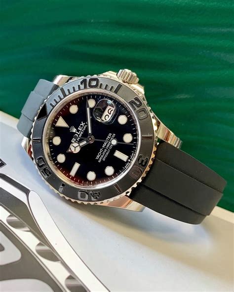 rolex yacht master white gold oysterflex|Rolex Yacht-Master gold price.